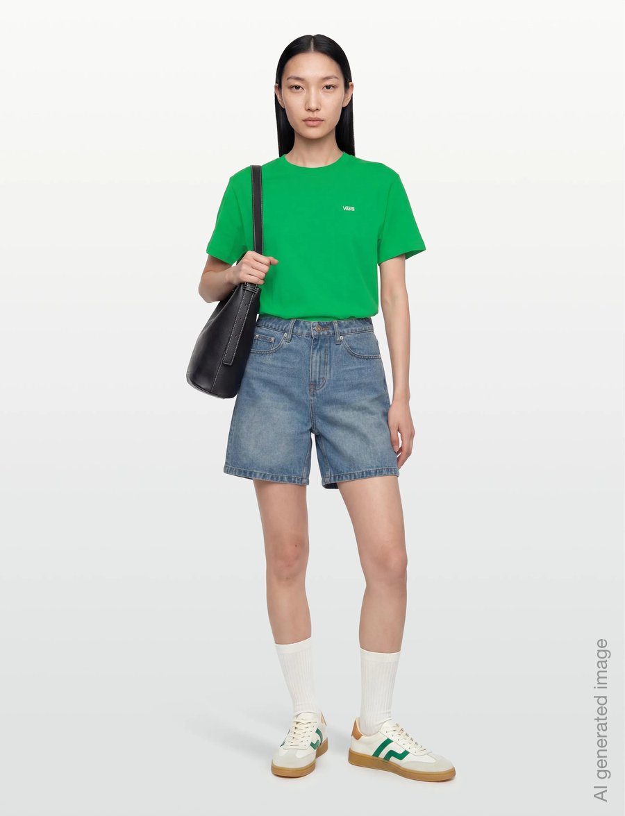 VANS - LEFT CHEST II LOOSE SS - t-shirts - vivid verdant - 4