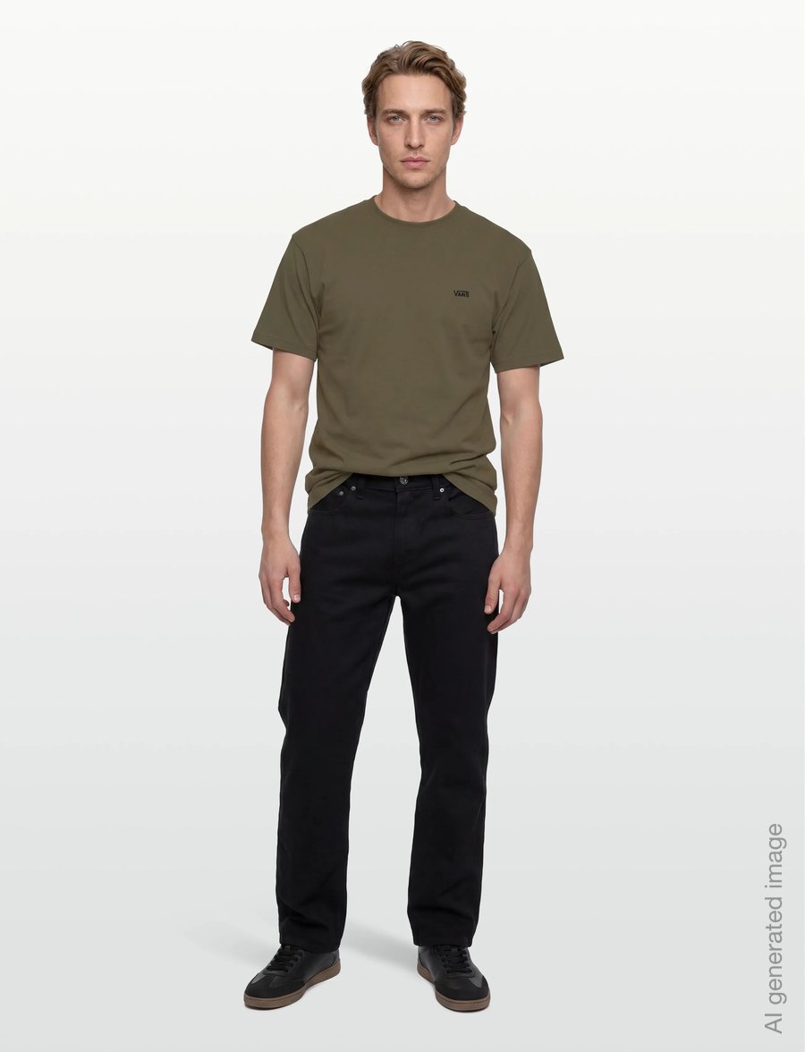 VANS - LEFT CHEST II LOOSE SS - oberteile & t-shirts - mossy olive - 0