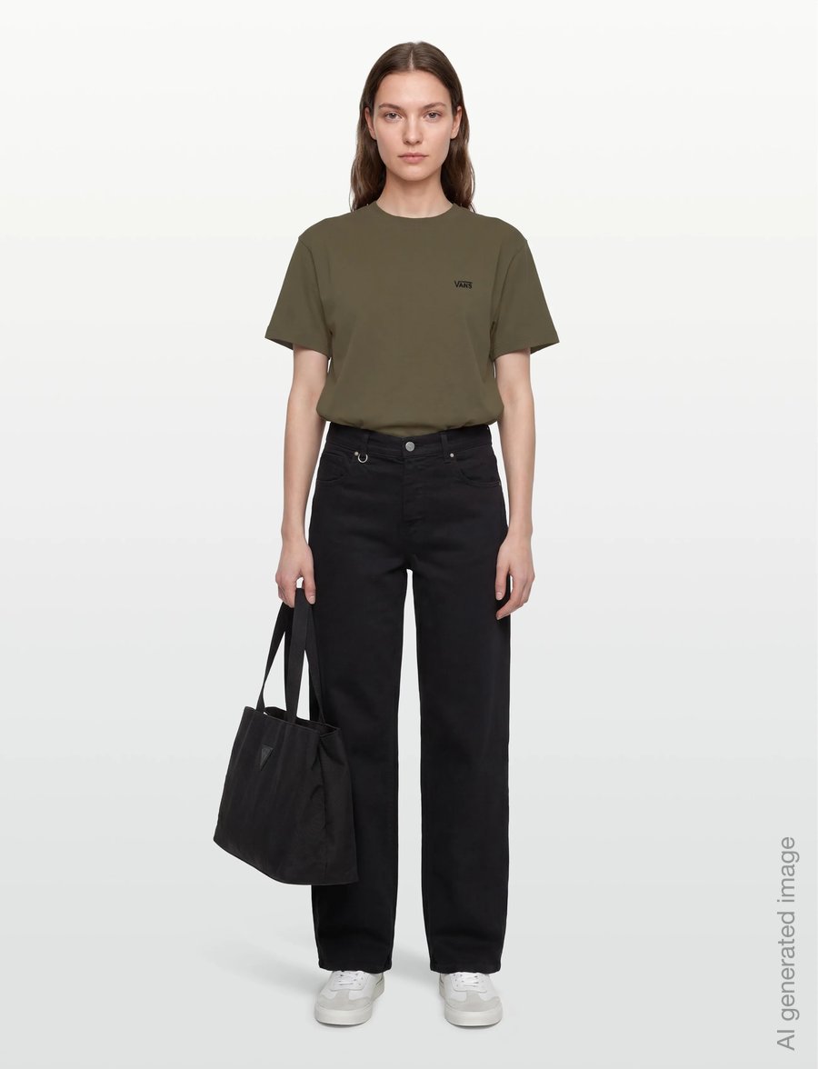 VANS - LEFT CHEST II LOOSE SS - oberteile & t-shirts - mossy olive - 4
