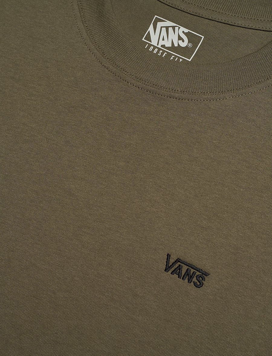 VANS - LEFT CHEST II LOOSE SS - oberteile & t-shirts - mossy olive - 5