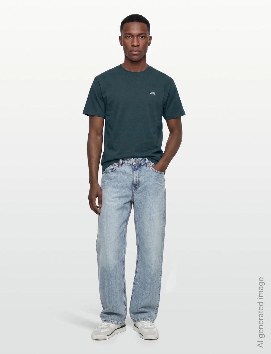 VANS - LEFT CHEST II LOOSE SS - t-shirts - mystic moss - 0