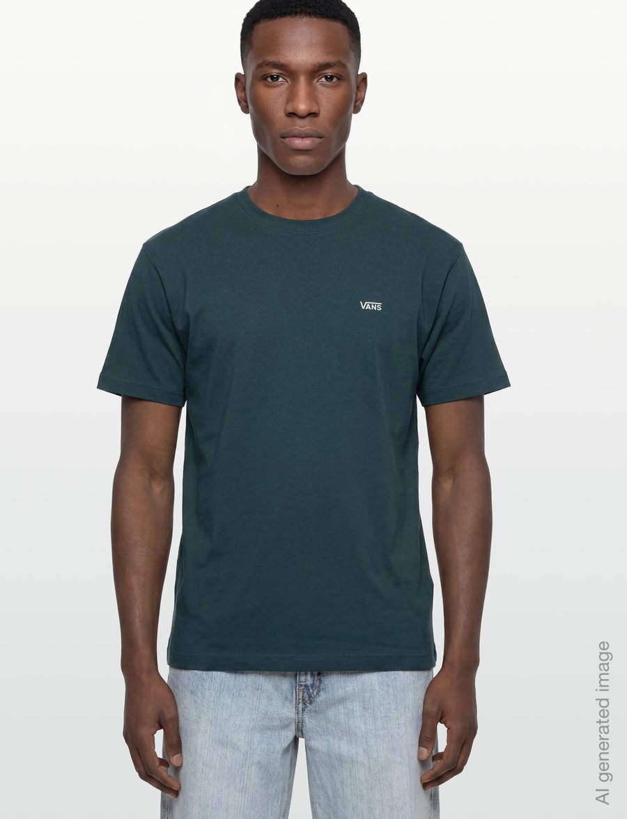 VANS - LEFT CHEST II LOOSE SS - t-shirts - mystic moss - 3