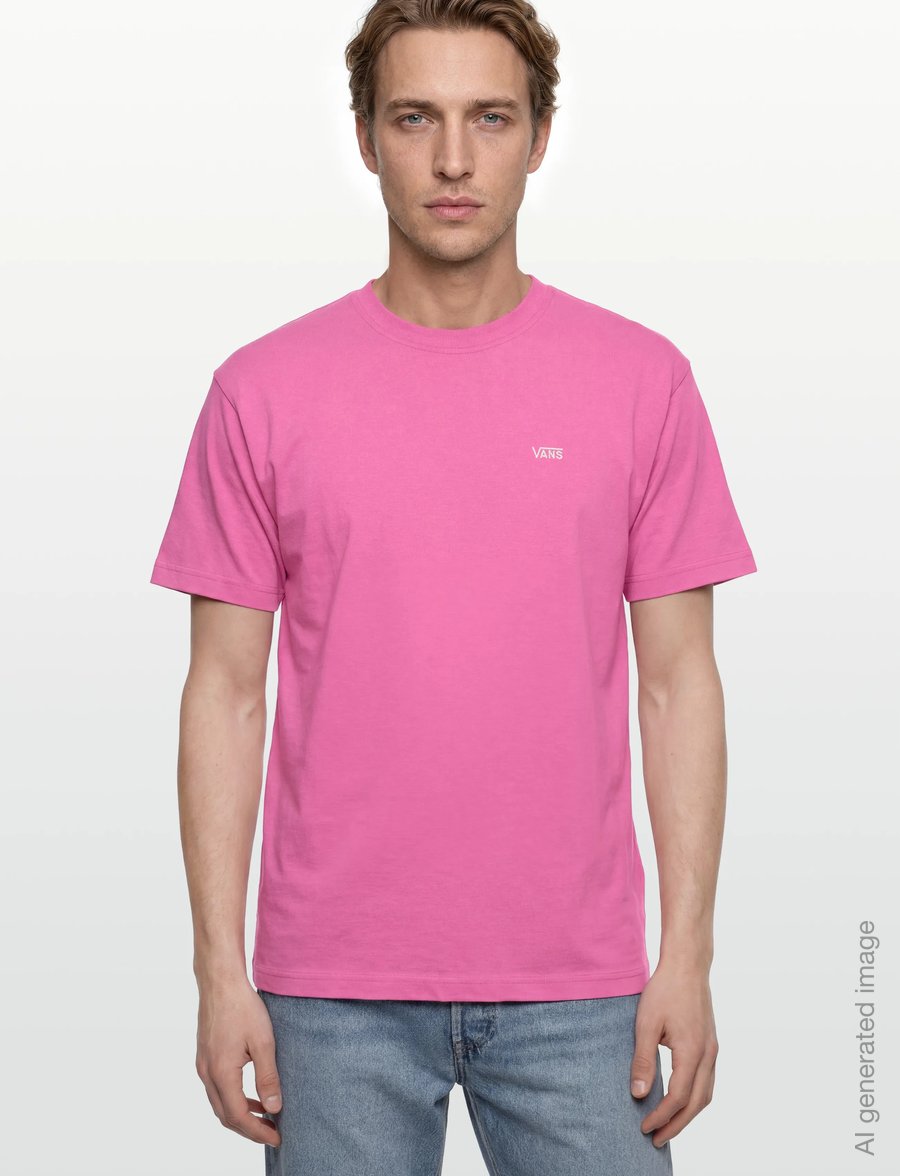 VANS - LEFT CHEST II LOOSE SS - oberteile & t-shirts - pink fizz - 3