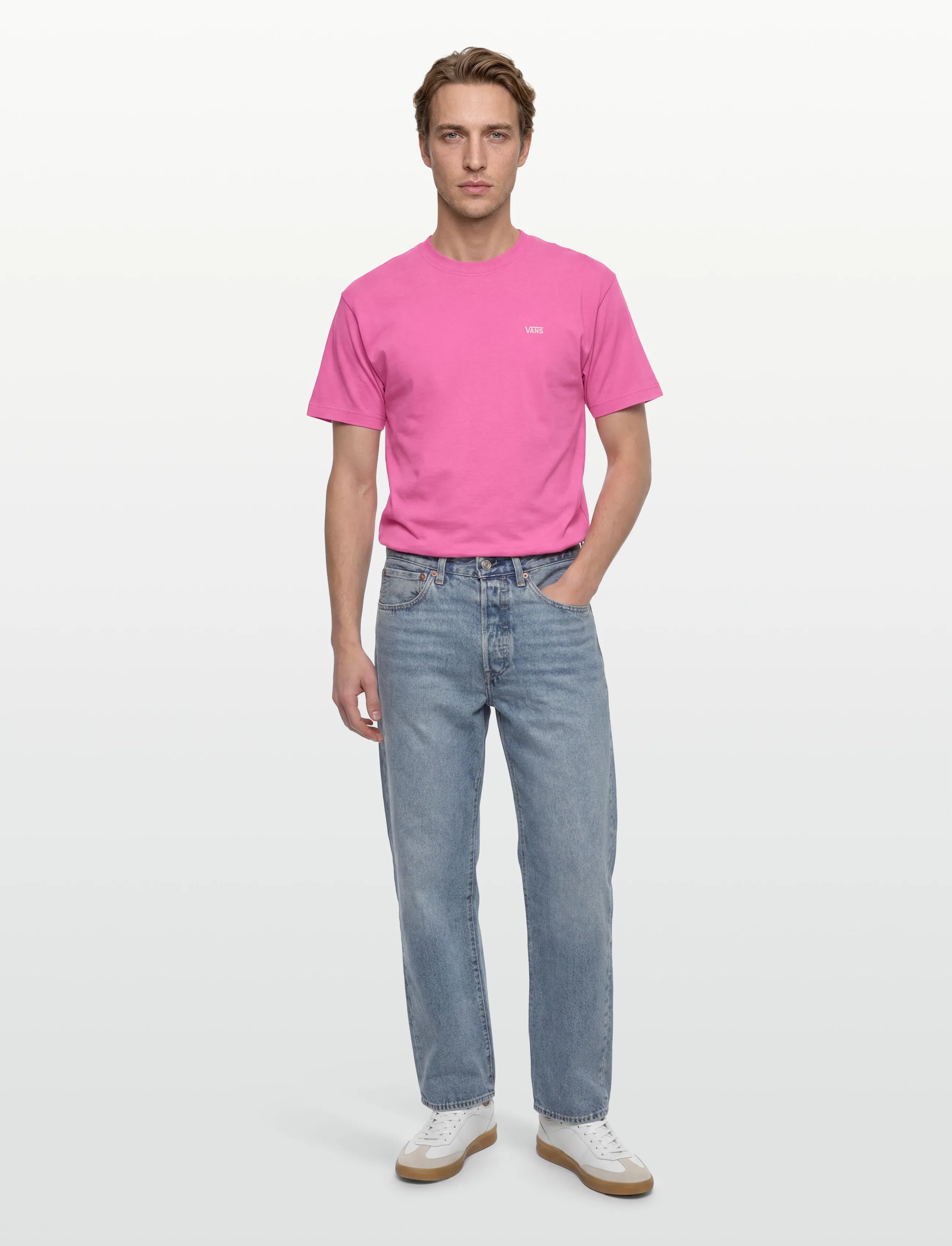 VANS - LEFT CHEST II LOOSE SS - die niedrigsten preise - pink fizz - 4