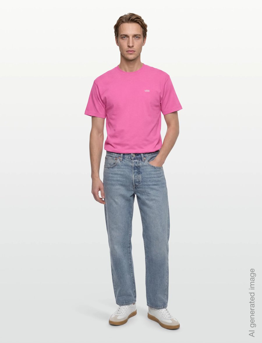VANS - LEFT CHEST II LOOSE SS - oberteile & t-shirts - pink fizz - 4