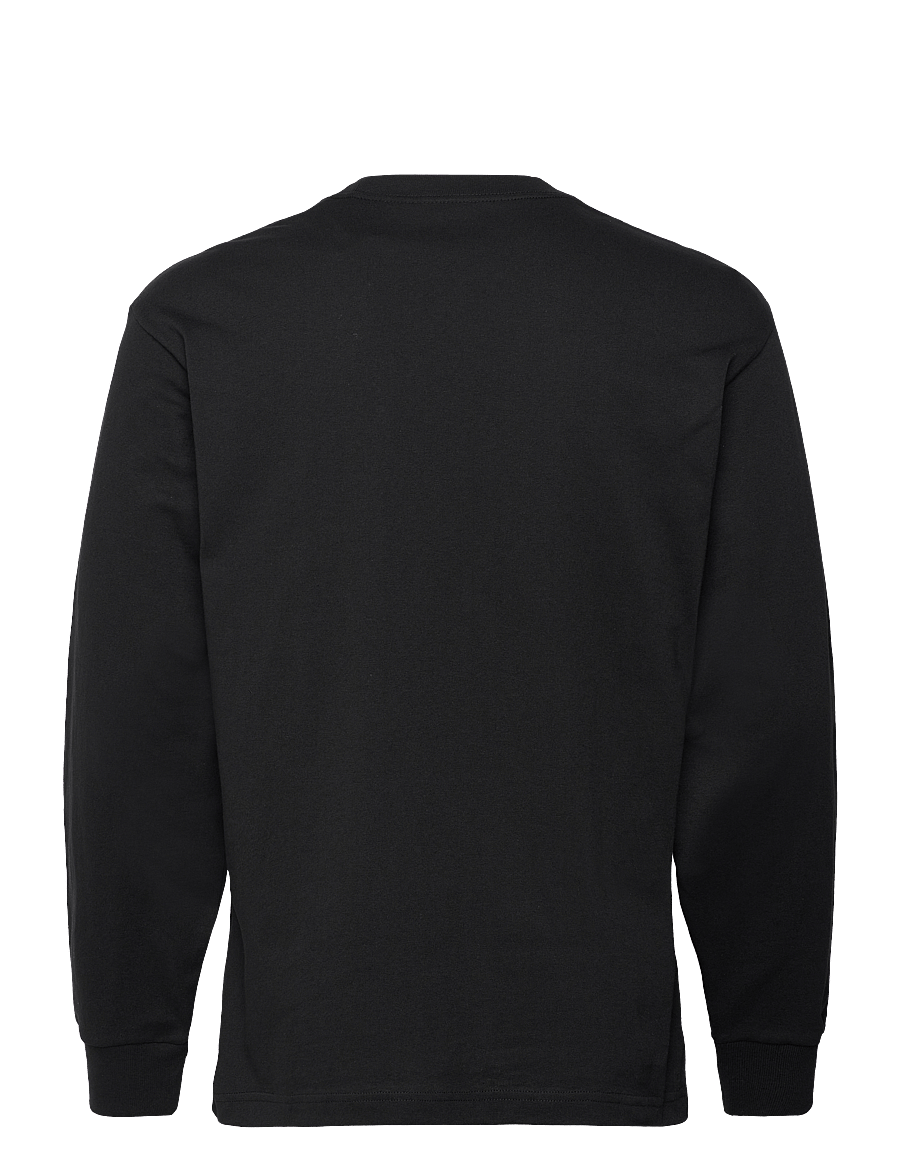 VANS - LEFT CHEST II LOOSE LS - pitkähihaiset t-paidat - black - 1