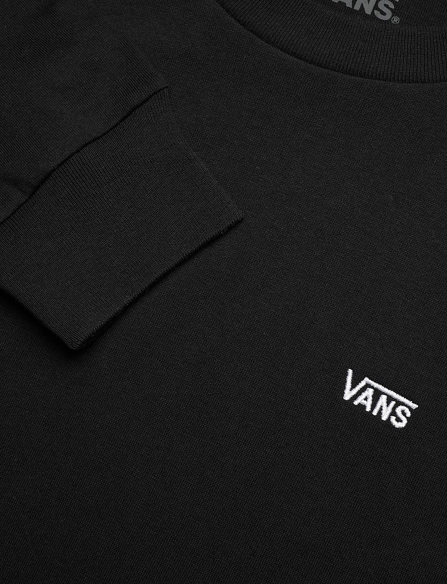 VANS - LEFT CHEST II LOOSE LS - pitkähihaiset t-paidat - black - 2