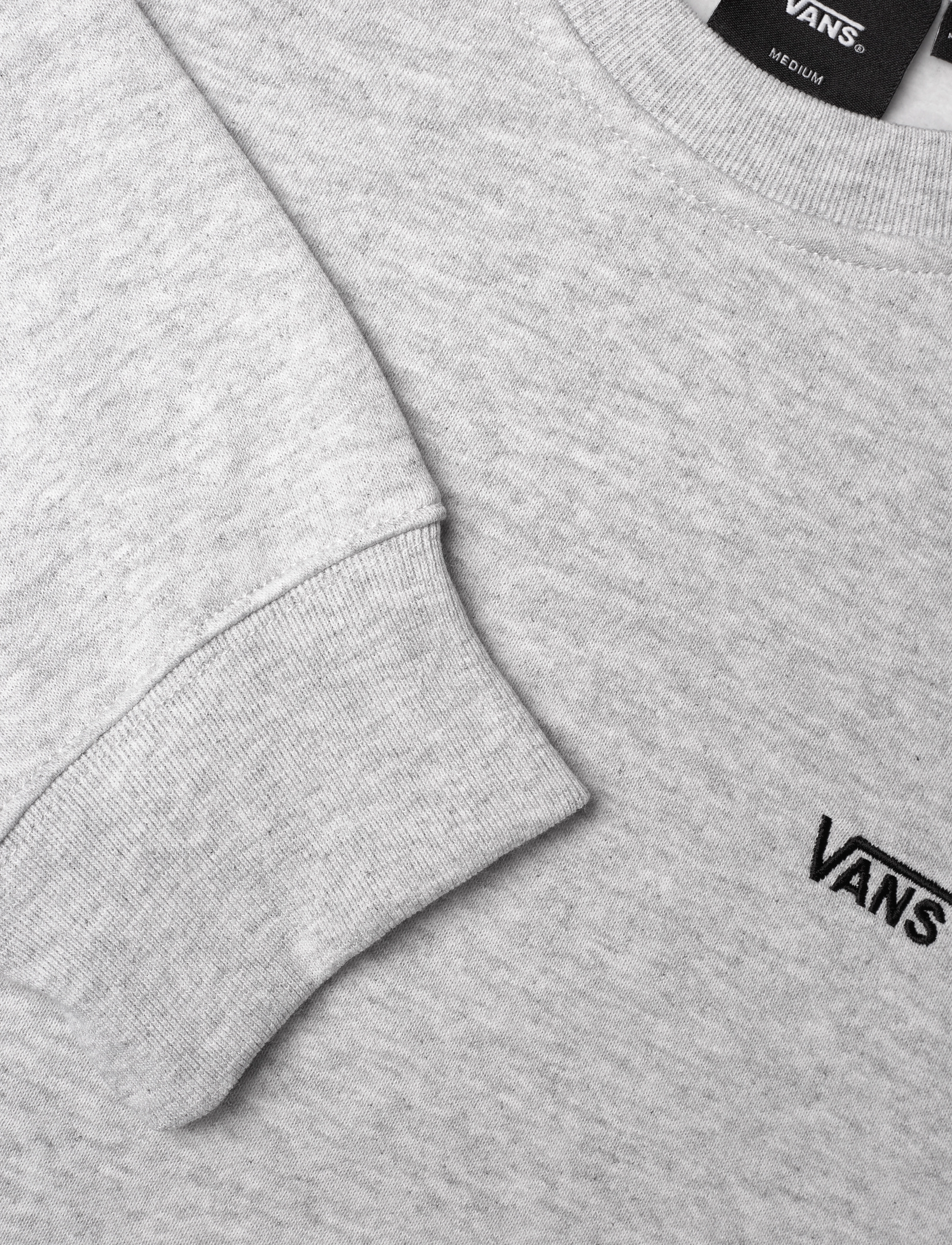VANS - LEFT CHEST II LOOSE CREW - alussärgid - light grey heather - 2