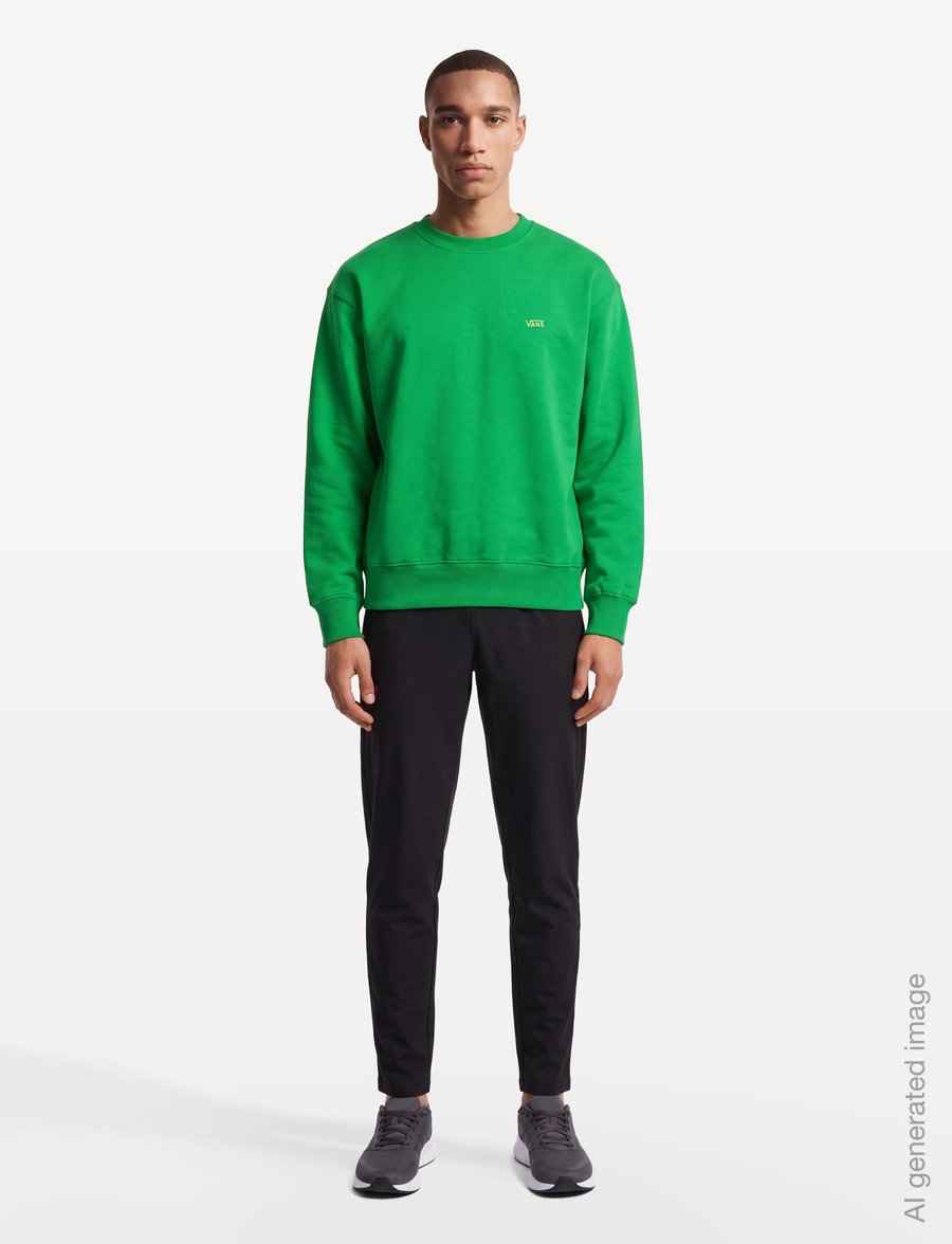 VANS - LEFT CHEST II LOOSE CREW - oberteile - vivid verdant - 0