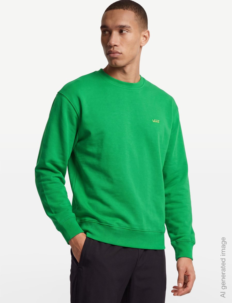 VANS - LEFT CHEST II LOOSE CREW - oberteile - vivid verdant - 3