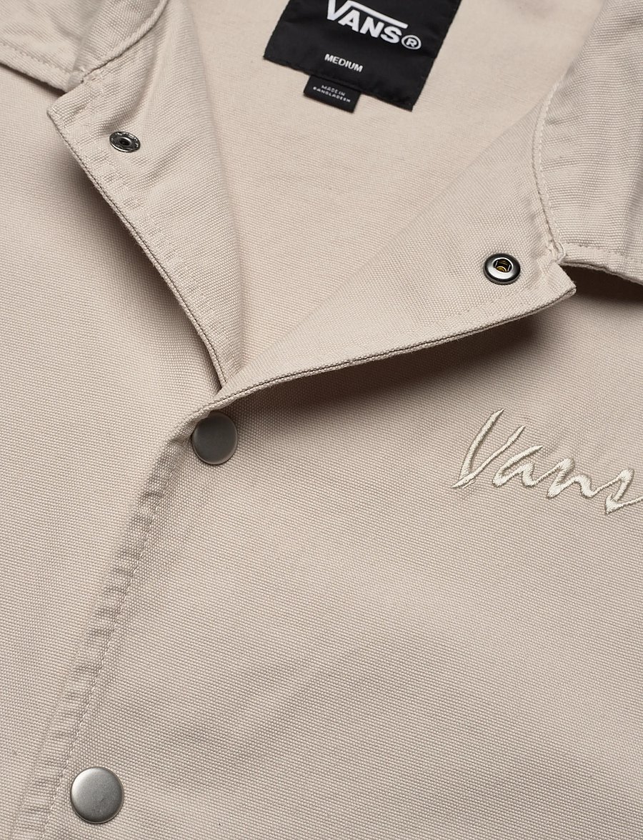 VANS - Torrey Canvas Coaches Jacket - herbstjacken - taupe mist - 2