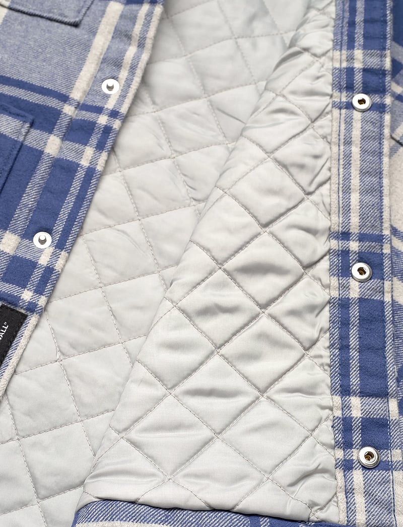 VANS - Piedmont Hooded Plaid Shacket - sportjacken - oatmeal heather/truenvy - 4