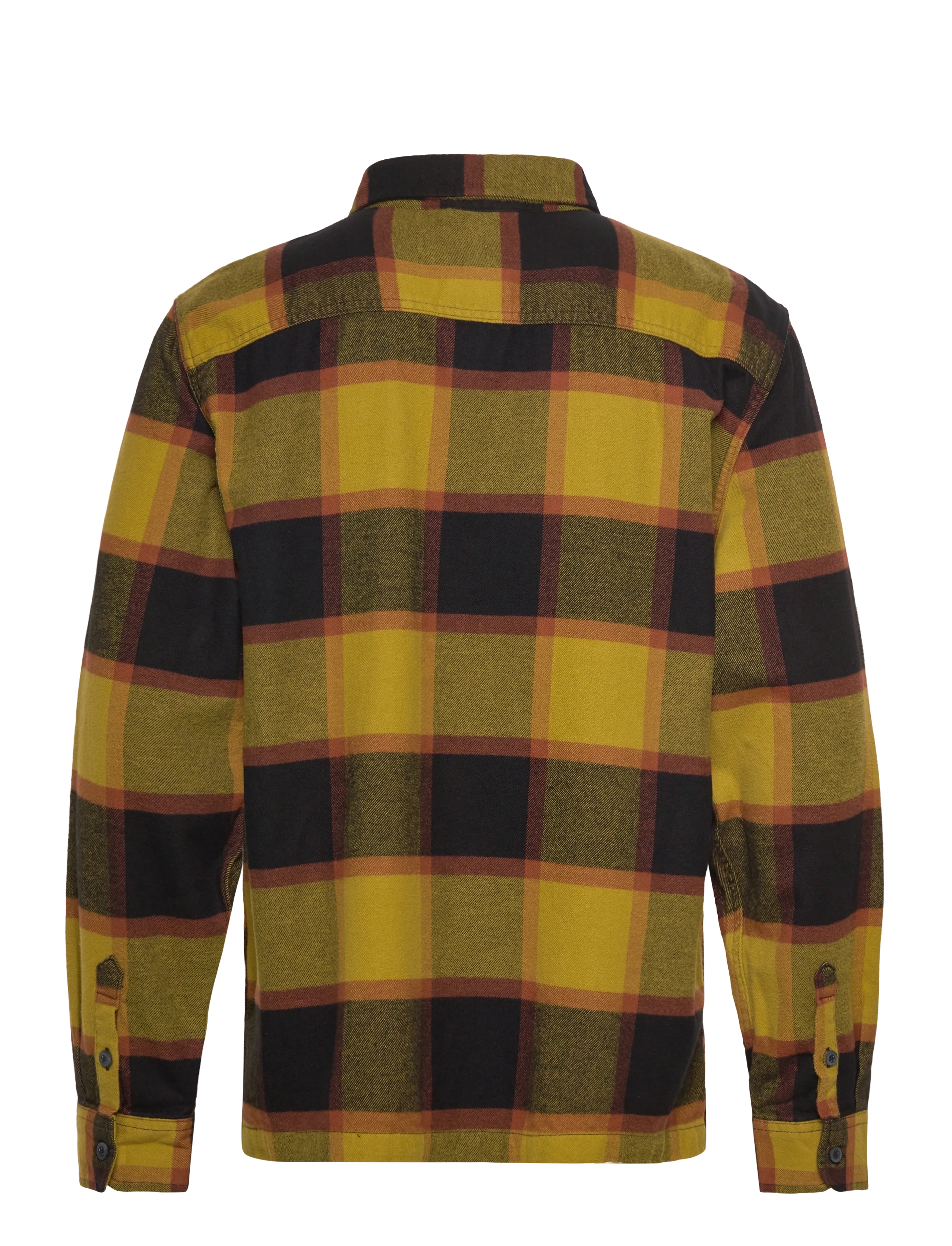 VANS - Larkspur Plaid Flannel - särgid - burnt gold/black - 1
