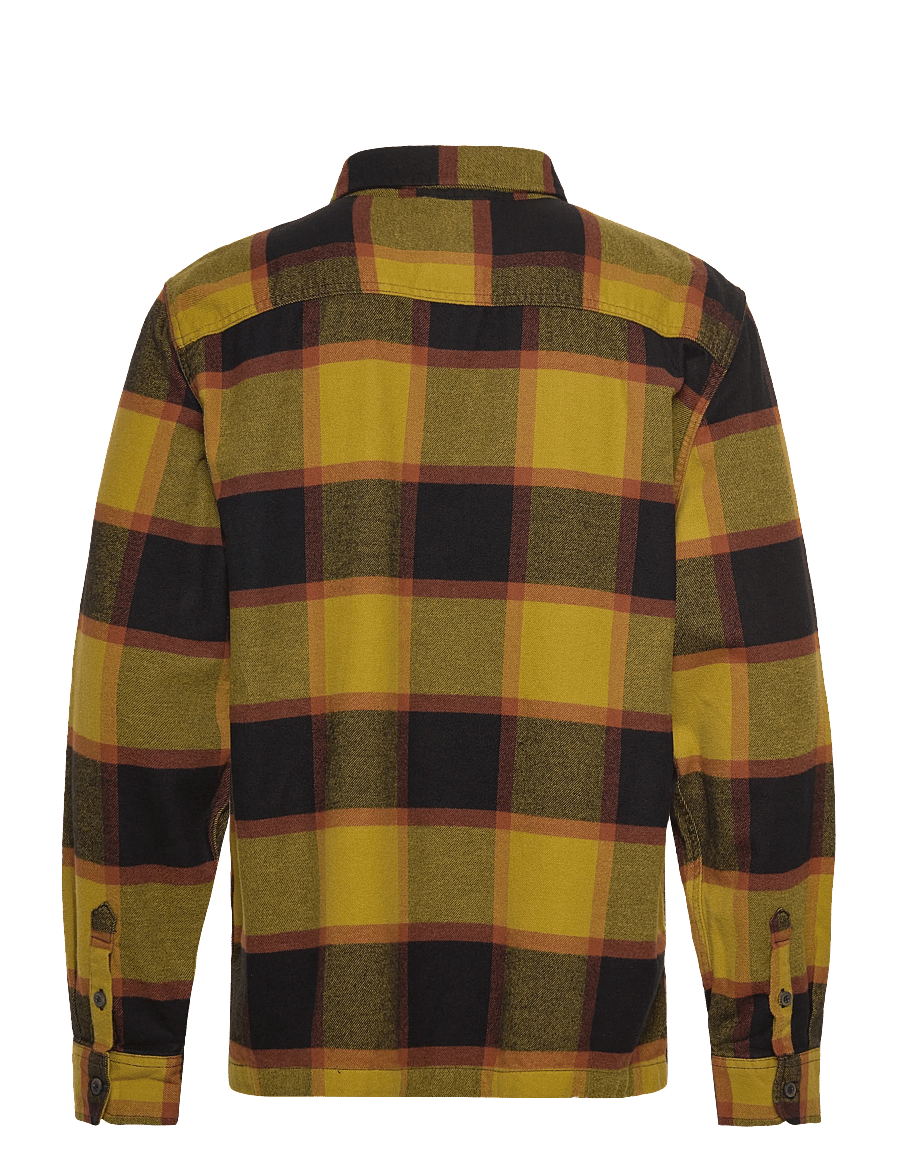 VANS - Larkspur Plaid Flannel - alussärgid ja t-särgid - burnt gold/black - 1