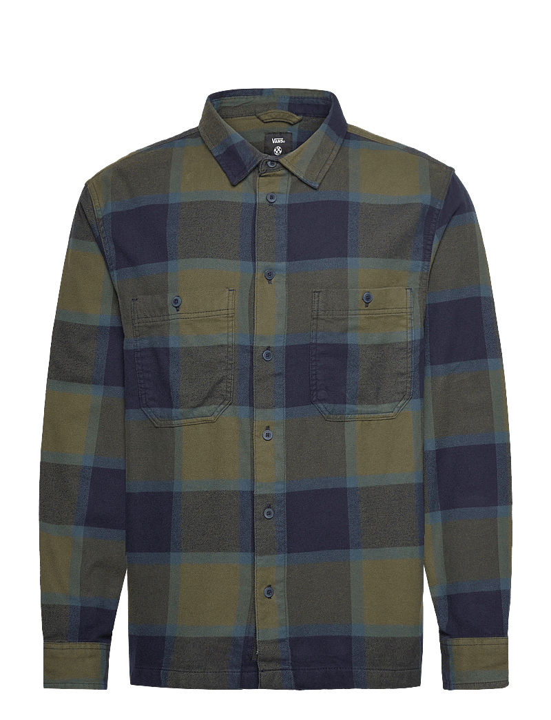 VANS - Larkspur Plaid Flannel - oberteile & t-shirts - grape leaf/parisiannght - 0