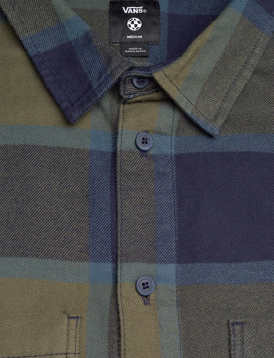VANS - Larkspur Plaid Flannel - grape leaf/parisiannght - 2