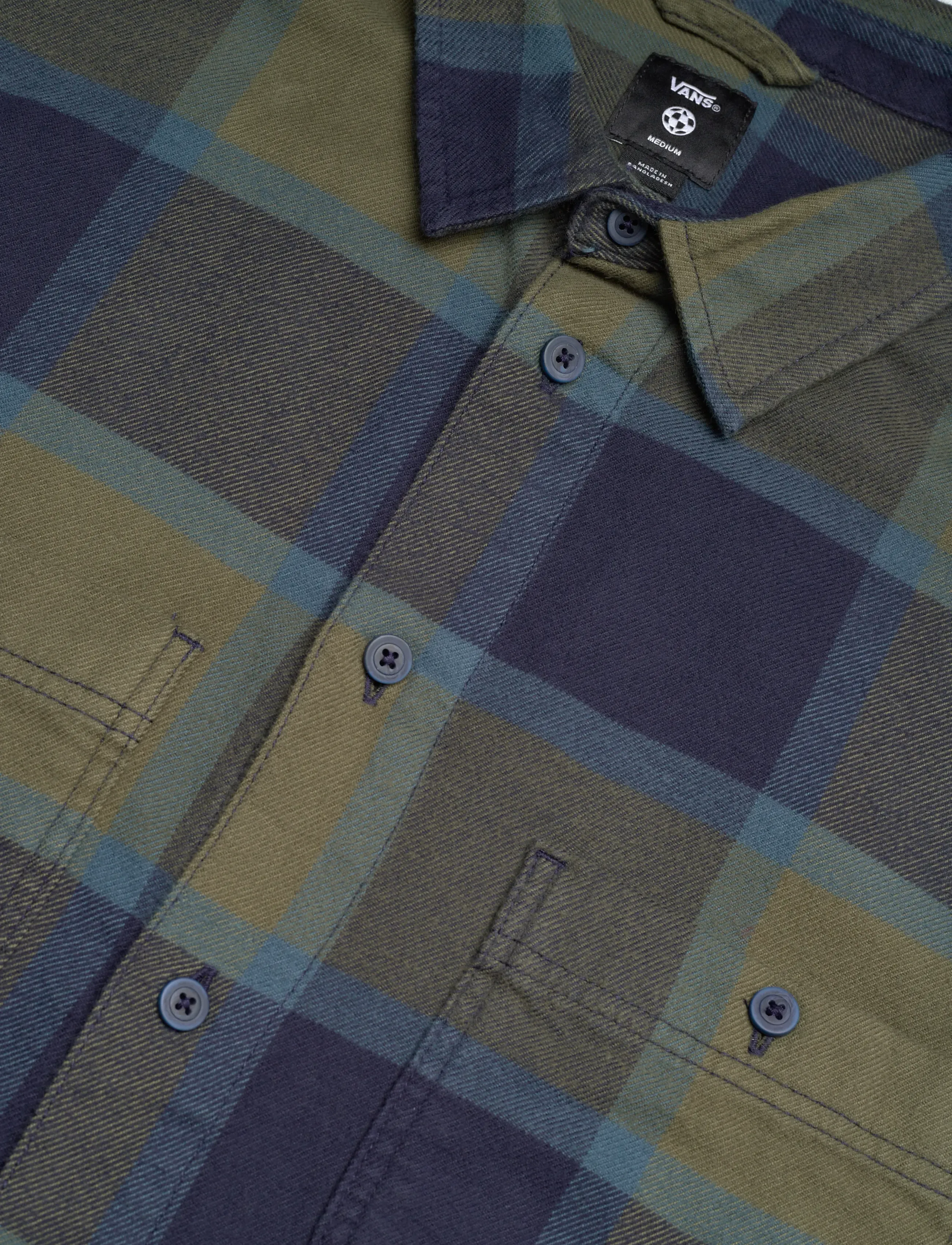 VANS - Larkspur Plaid Flannel - grape leaf/parisiannght - 3