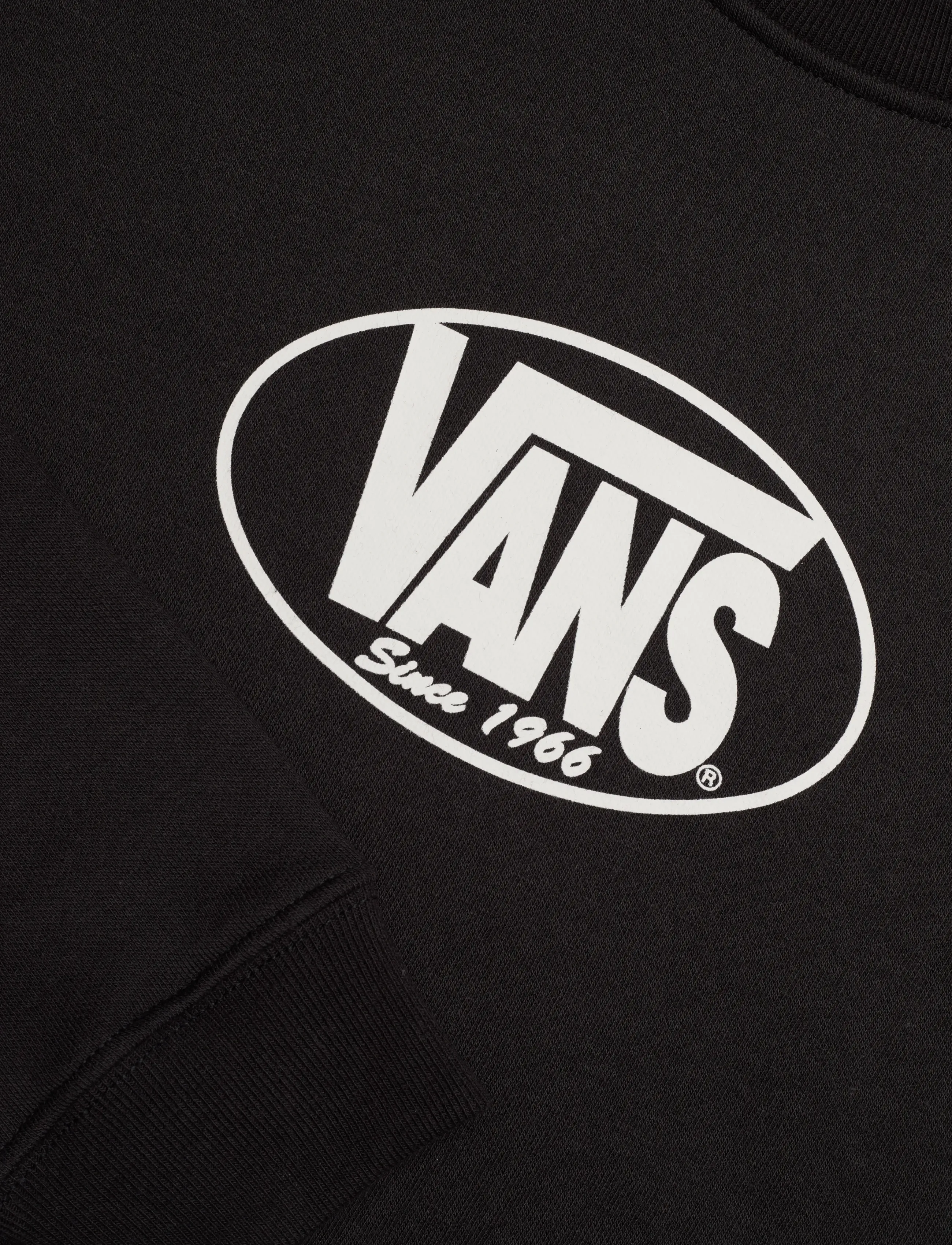 VANS - Classic Oval Crew - langærmede t-shirts - black - 2