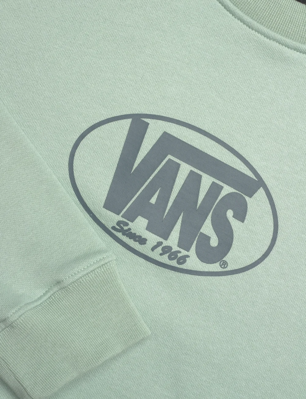 VANS - Classic Oval Crew - sweatshirts - gray olive - 2