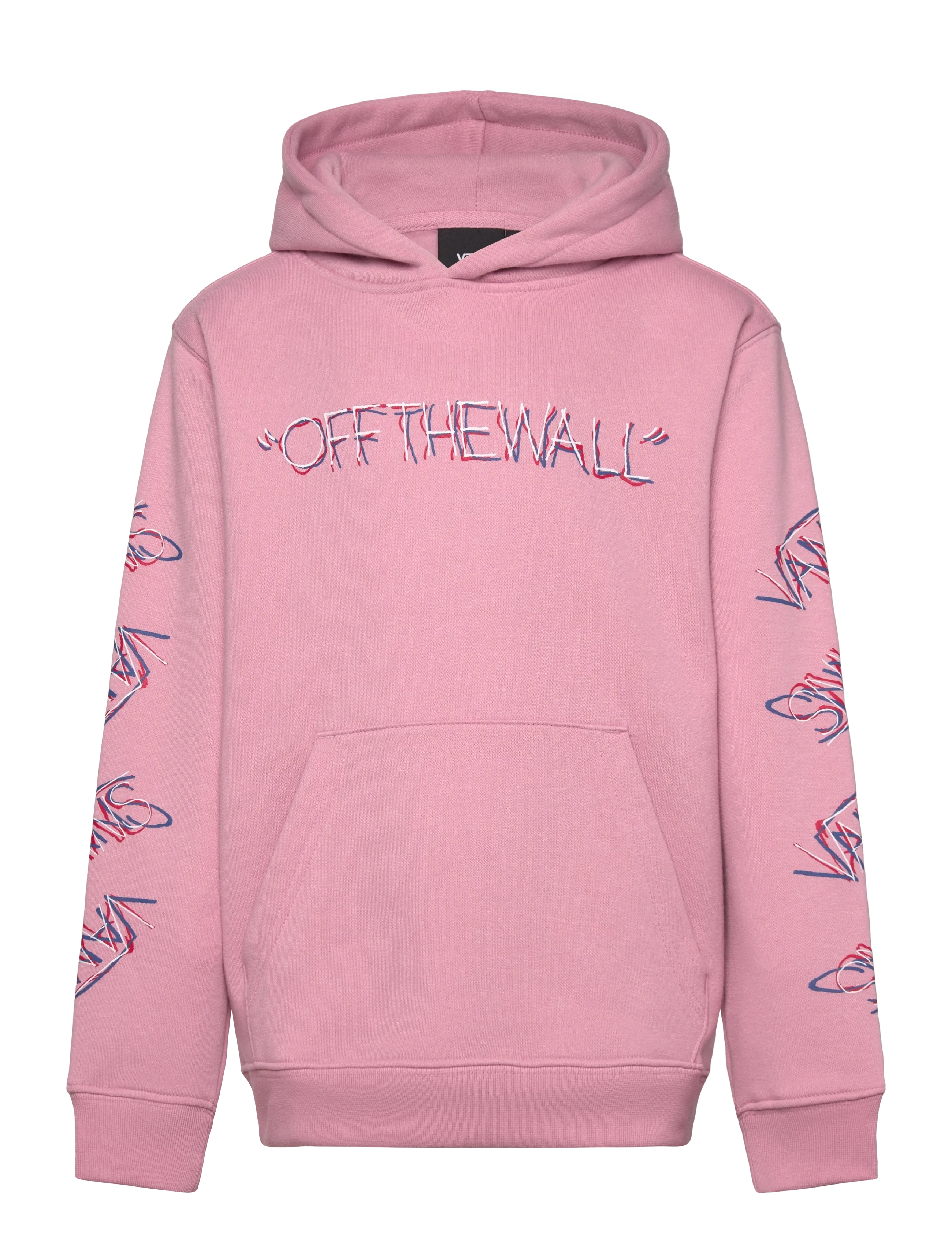 Scribbled Past Pullover - PINK DAWN