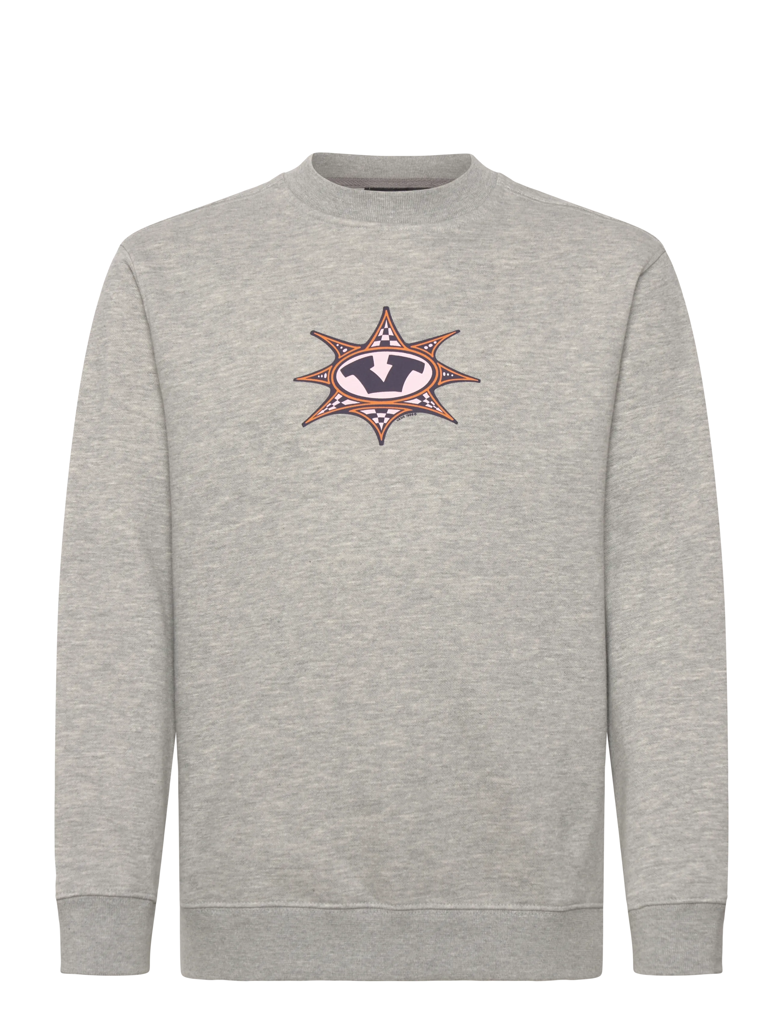 VANS Star Checker Crew - Tøj - CEMENT HEATHER / grey