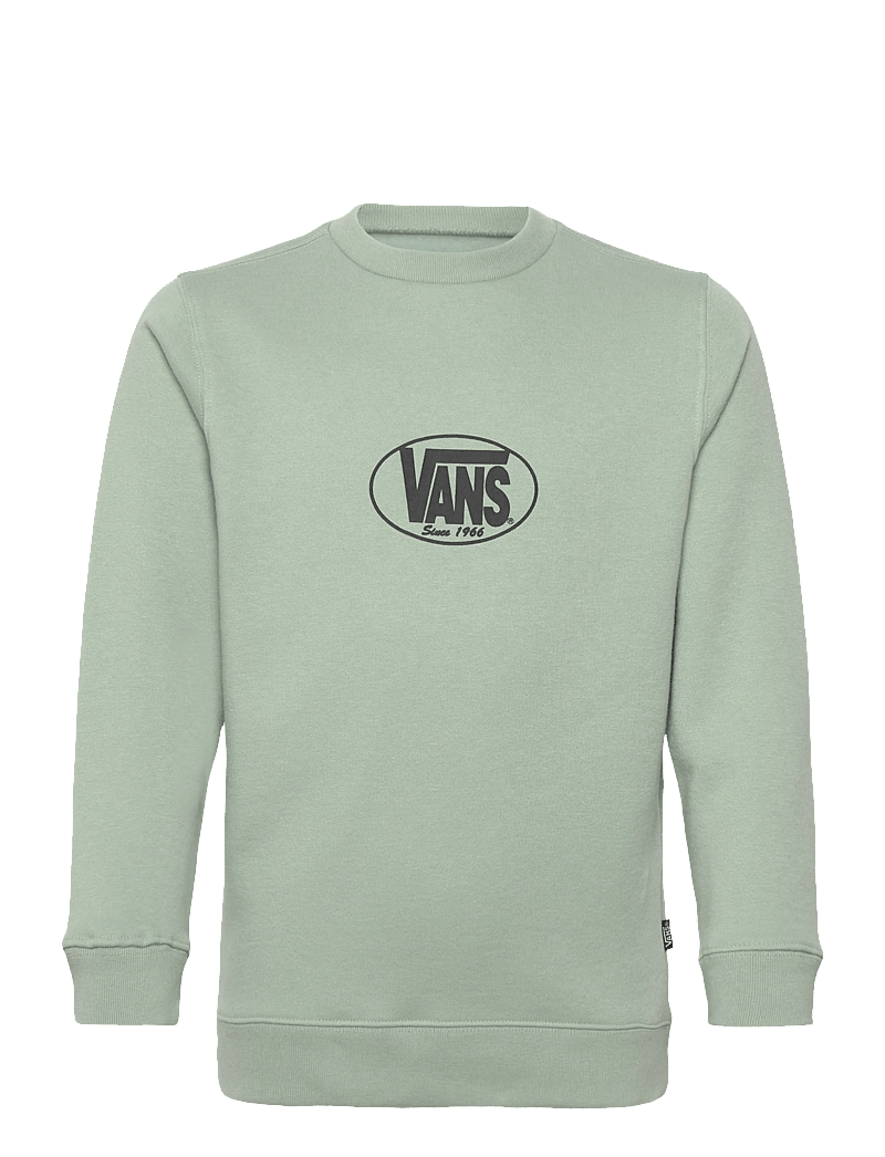 VANS - Classic Oval Crew - sweatshirts - gray olive - 0