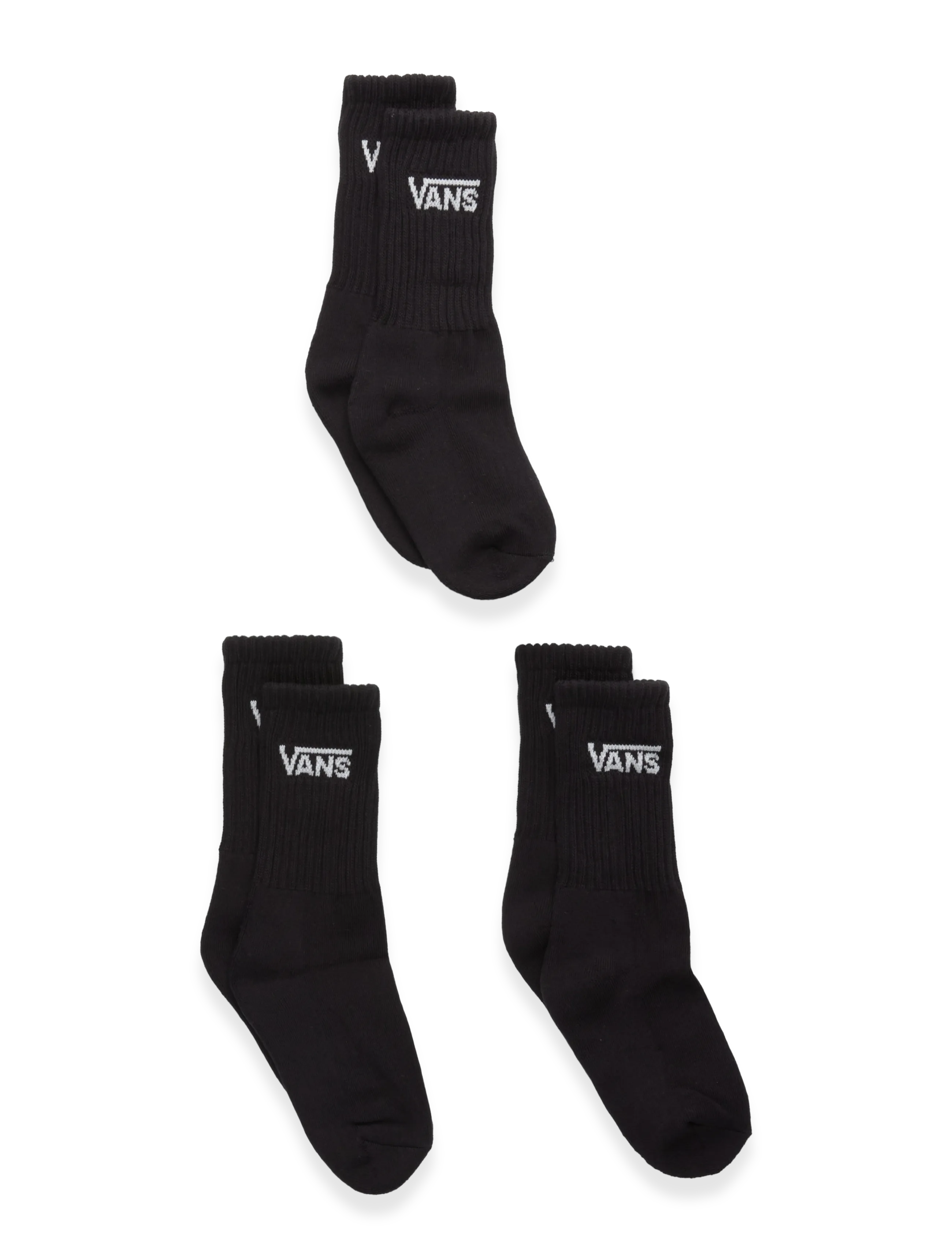VANS Classic Crew, XXS, Sport, Schwarz - Socks, Kinder