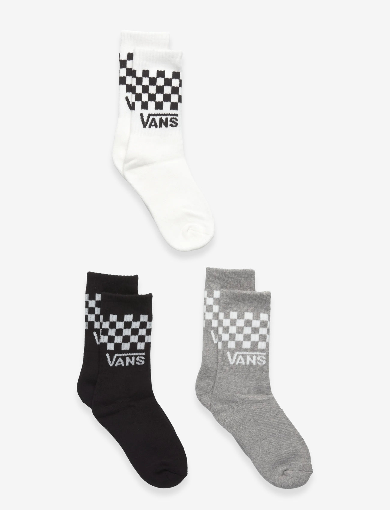 VANS - Classic Check Crew - herbstliche kleidung - black/white - 0