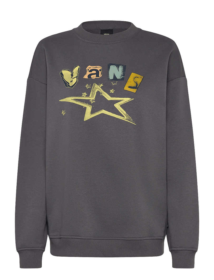 VANS - Perforate OS Crew - riided - asphalt - 0
