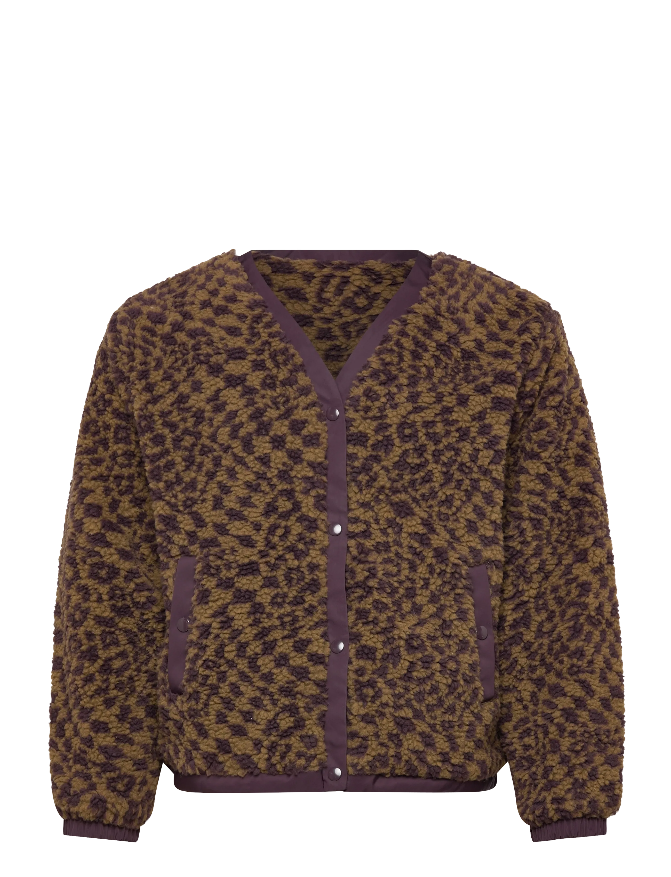 VANS Suffolk Cheetah Check Pile Coat, M, Multi/patterned, Sport Jackets > Sport Casual Jackets, Dame