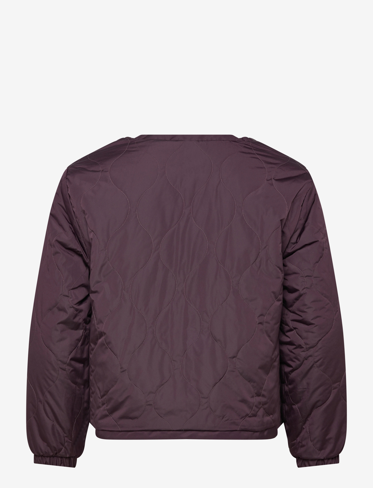 VANS - Suffolk Cheetah Check Pile Coat - sportsjakker - dark port - 3