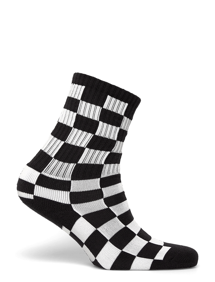 VANS - Checkerboard Crew - socks - black/white - 1