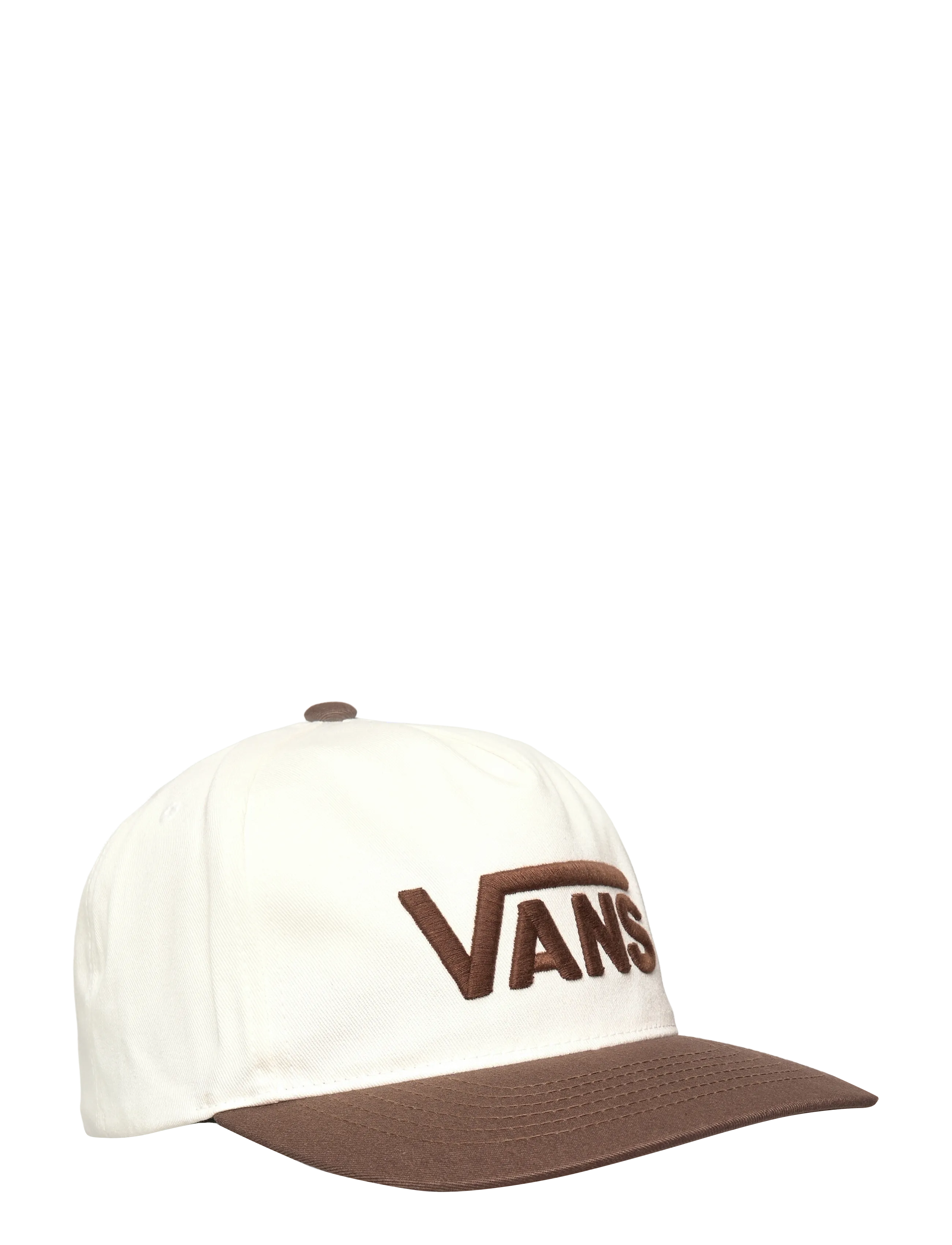 VANS Drop V Logo Snapback - Accessories - VINTAGE COCOA / cream