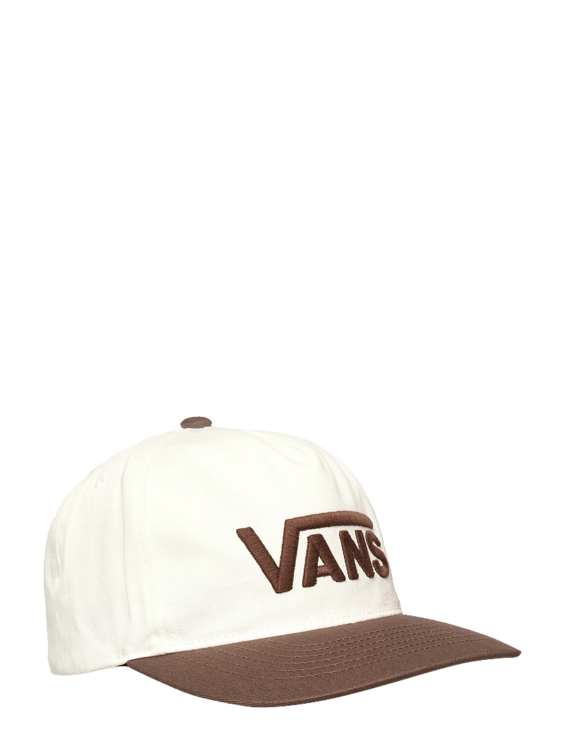 VANS - Drop V Logo Snapback - kappen - vintage cocoa - 0