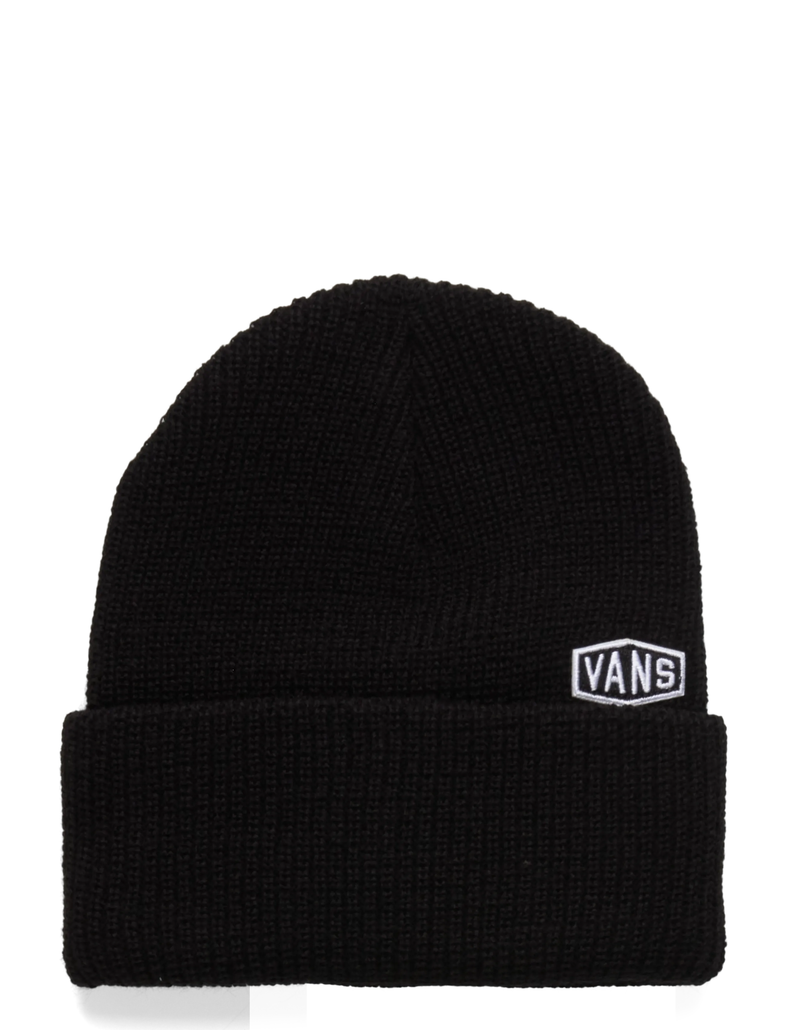 VANS Hex Patch Cuff Beanie, Mænd, Beanie Med Ombuk, Sort, Str: ONE SIZE