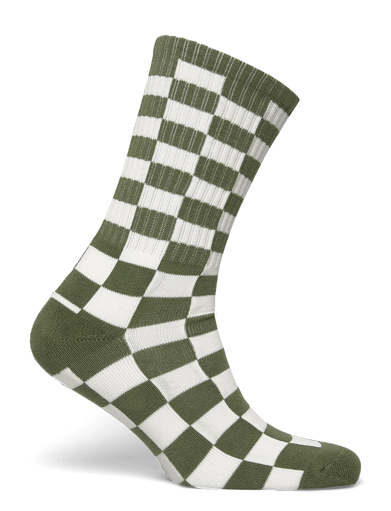 VANS - Checkerboard Crew - träningsstrumpor - pine forest - 1