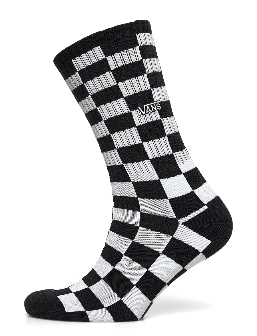VANS - Checkerboard Crew - urheilusukat - black/white - 0