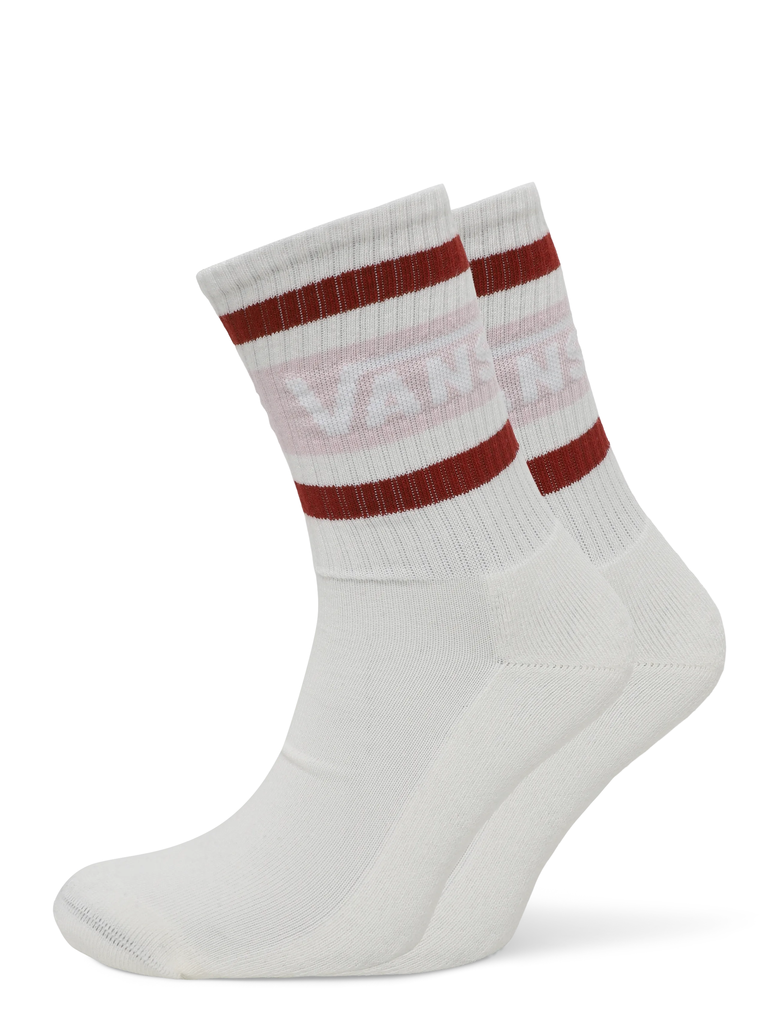 VANS Vans Drop V Crew - Strumpor - POPPY EMBER / white
