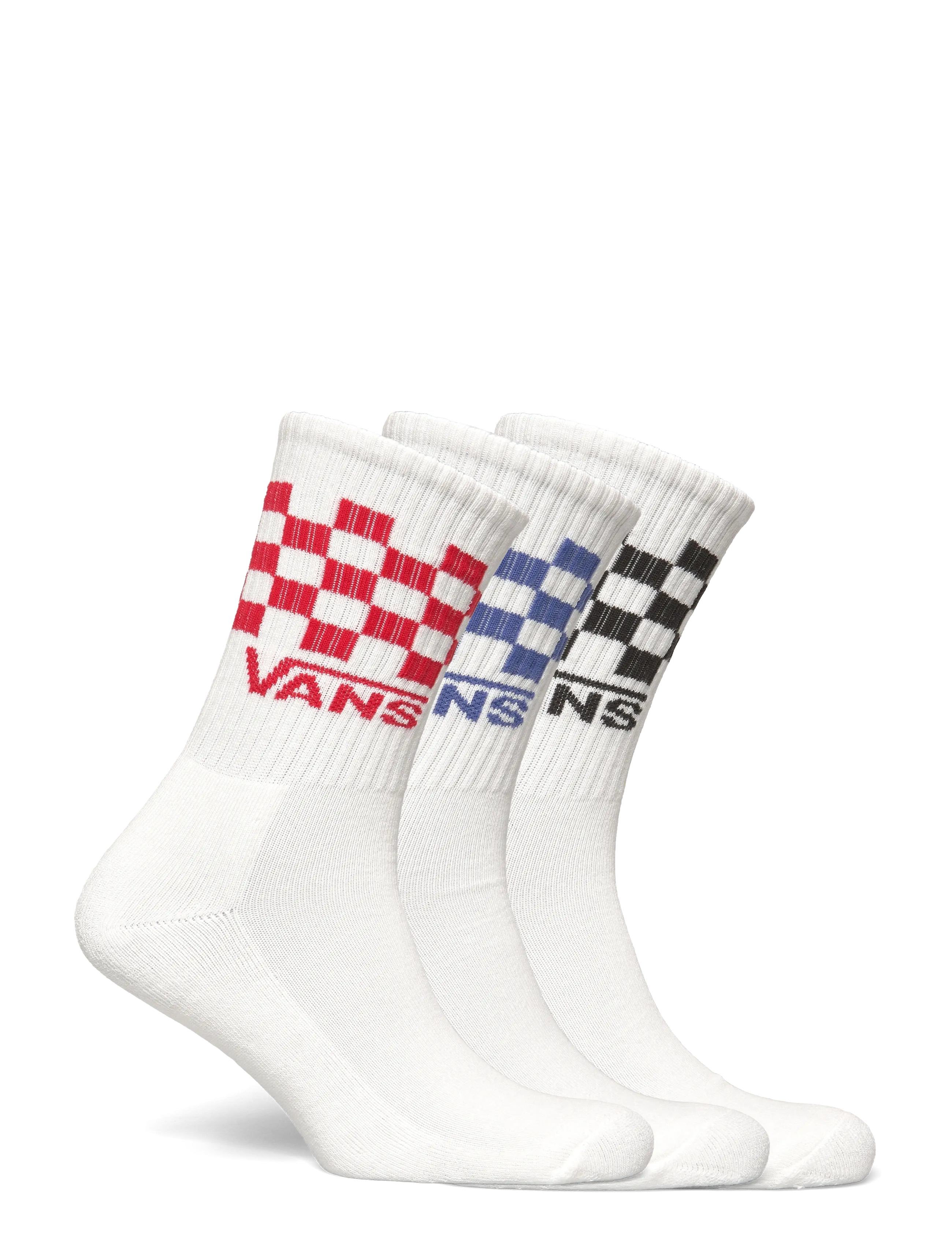 VANS - Classic Check Crew - white - 1