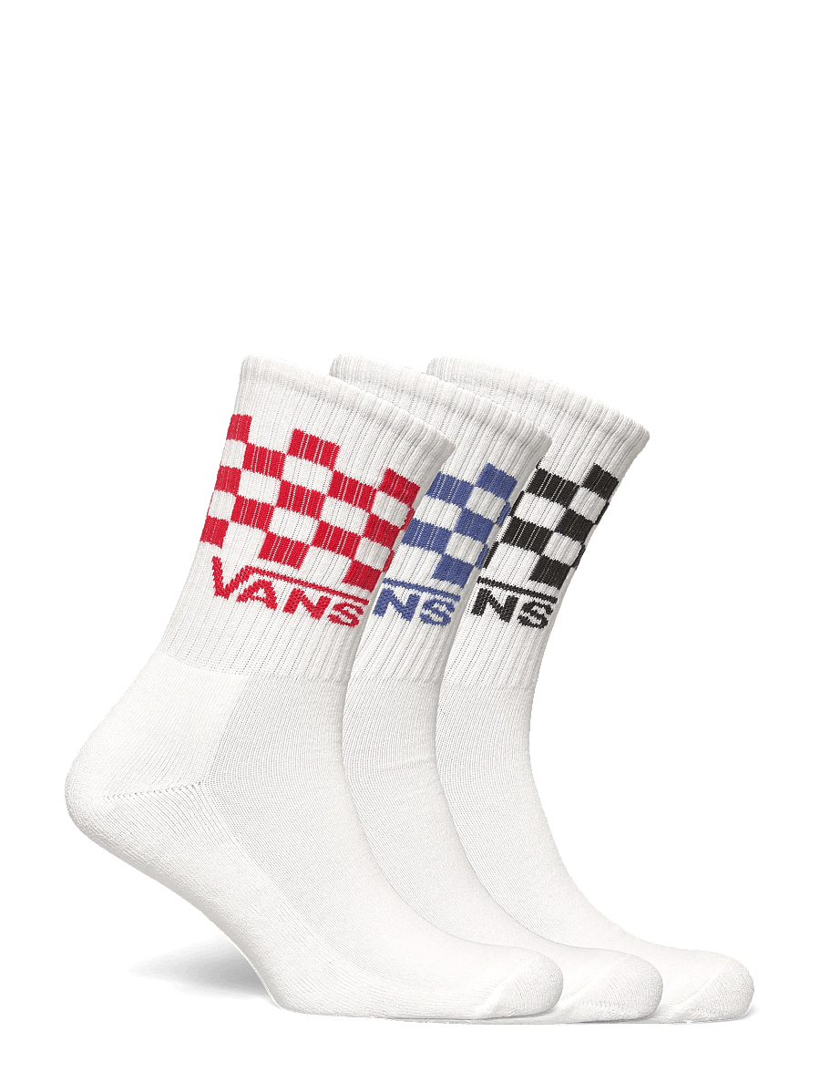 VANS - Classic Check Crew - strümpfe - white - 1