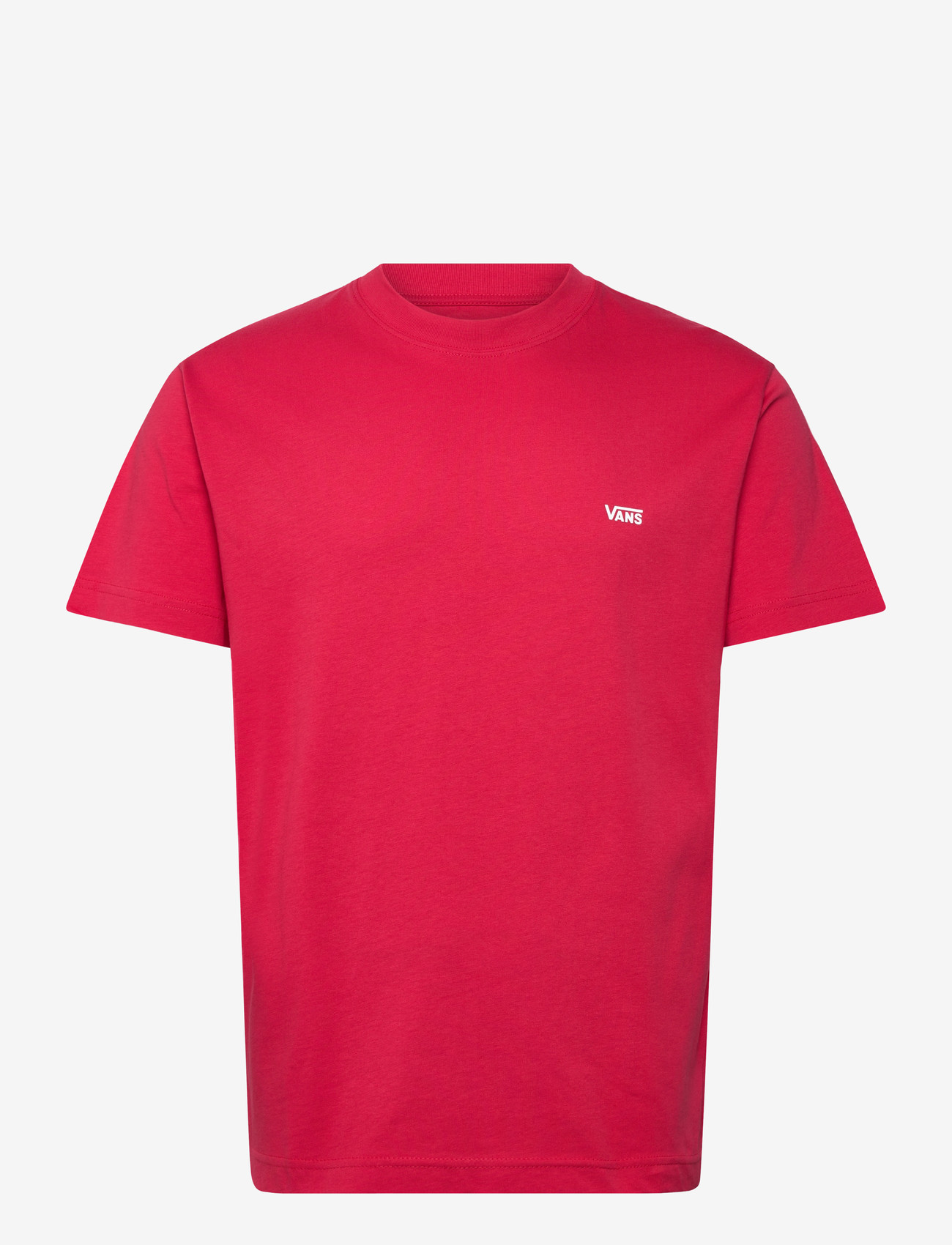 VANS - LEFT CHEST SS - oberteile & t-shirts - crimson haze - 0