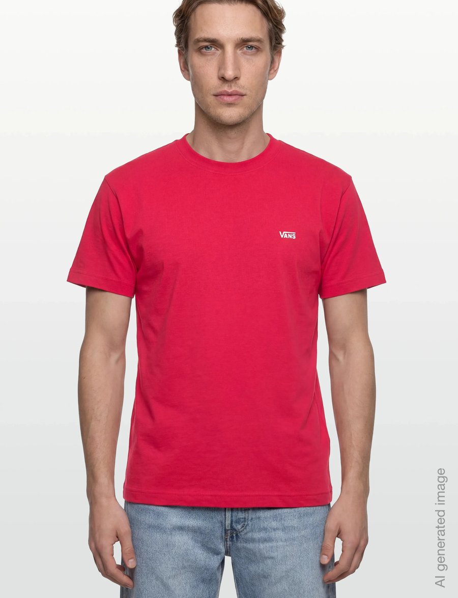 VANS - LEFT CHEST SS - t-shirts - crimson haze - 3