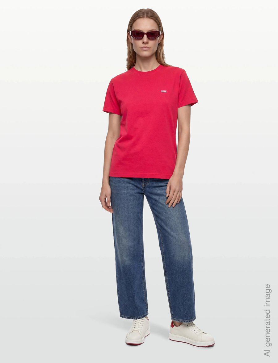 VANS - LEFT CHEST SS - t-shirts - crimson haze - 4