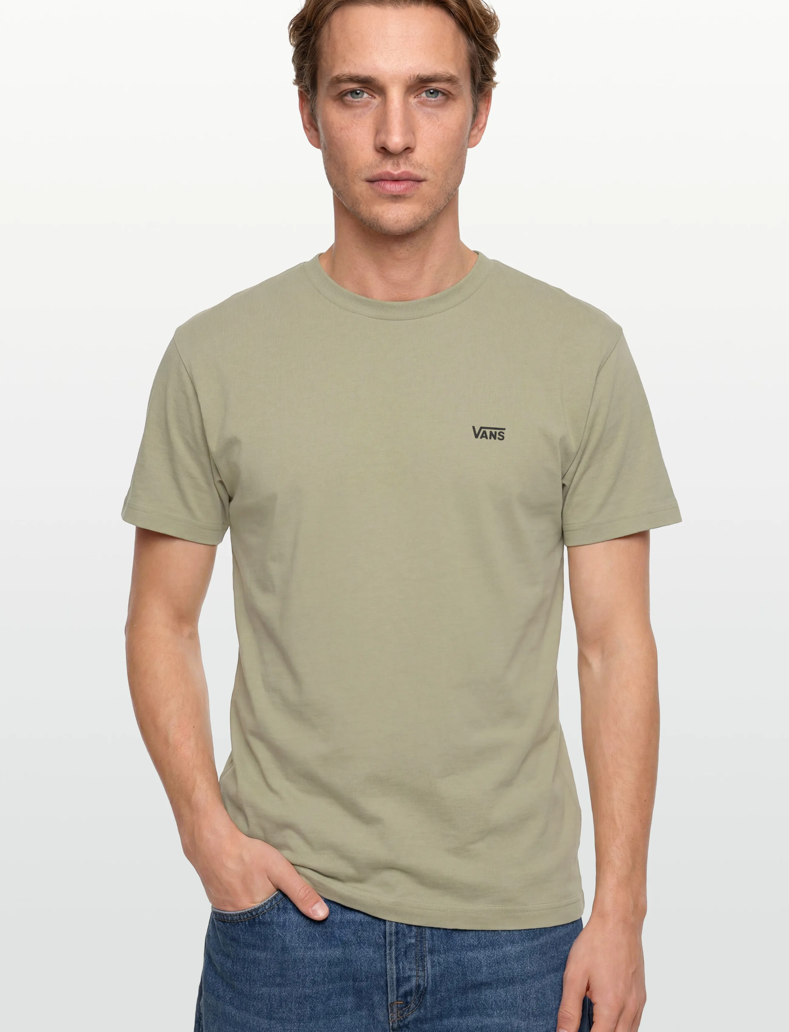 VANS - LEFT CHEST SS - die niedrigsten preise - soft sage - 3