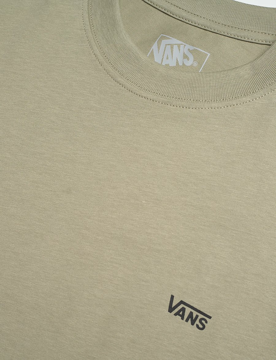 VANS - LEFT CHEST SS - oberteile & t-shirts - soft sage - 5