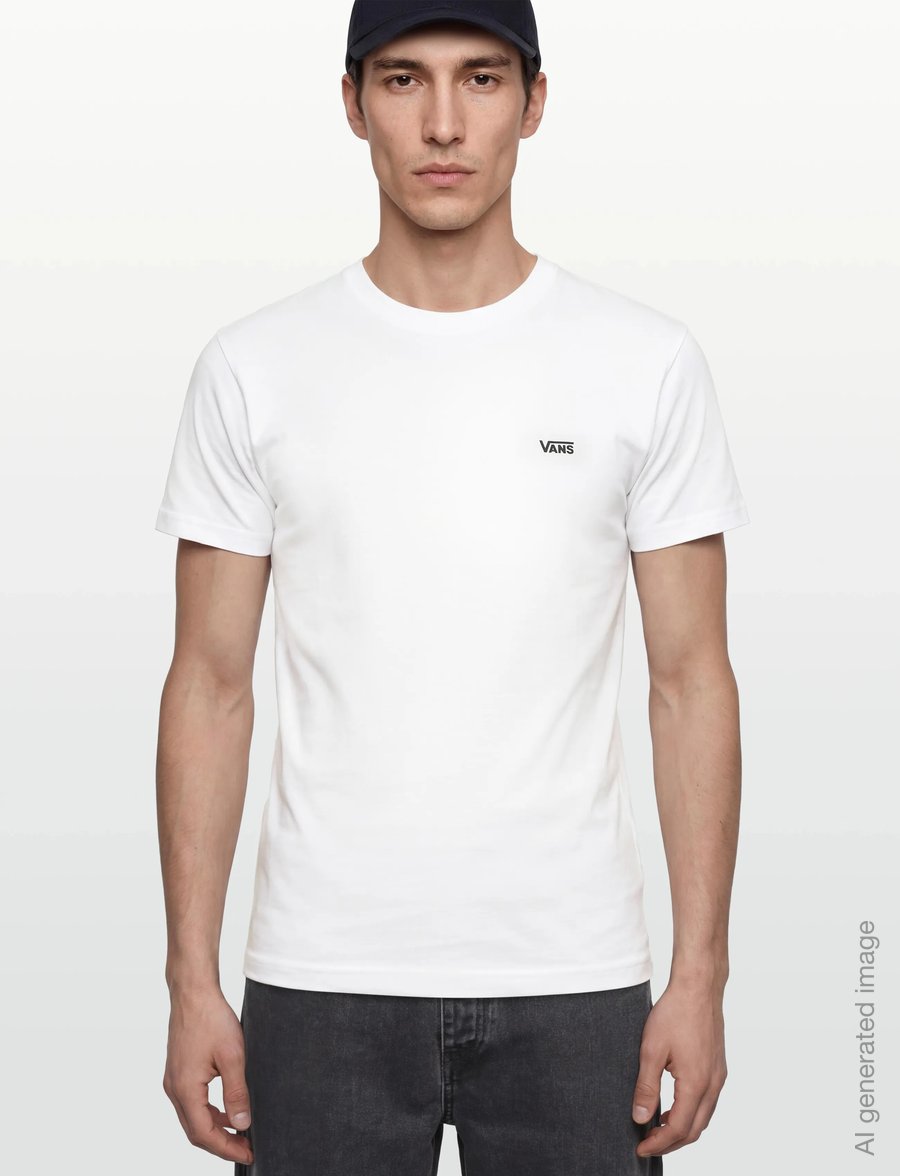 VANS - LEFT CHEST SS - tops & t-shirts - white - 3