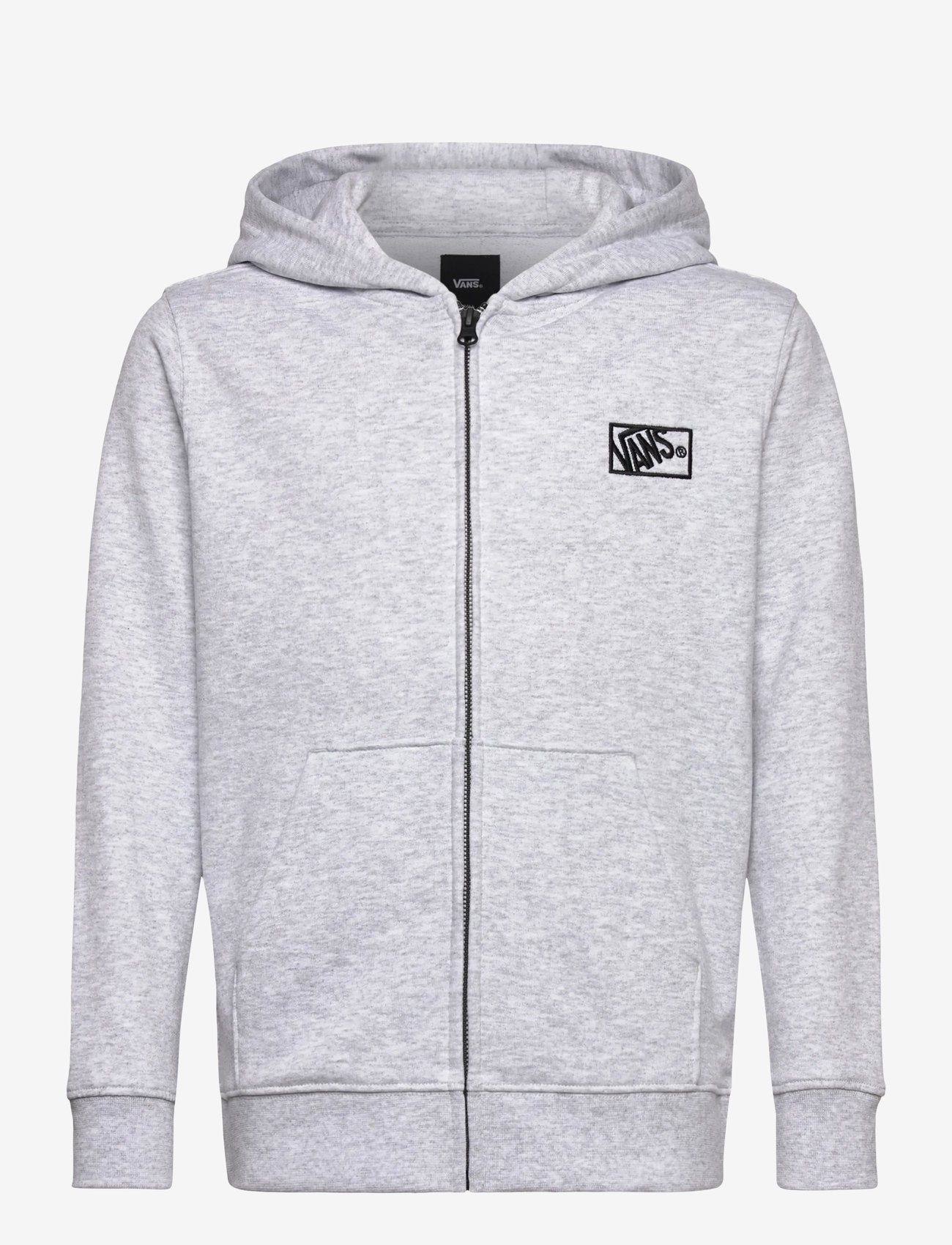 VANS - BY BLOCKED BOX FZ HOODIE - huvtröjor - light grey heather - 0