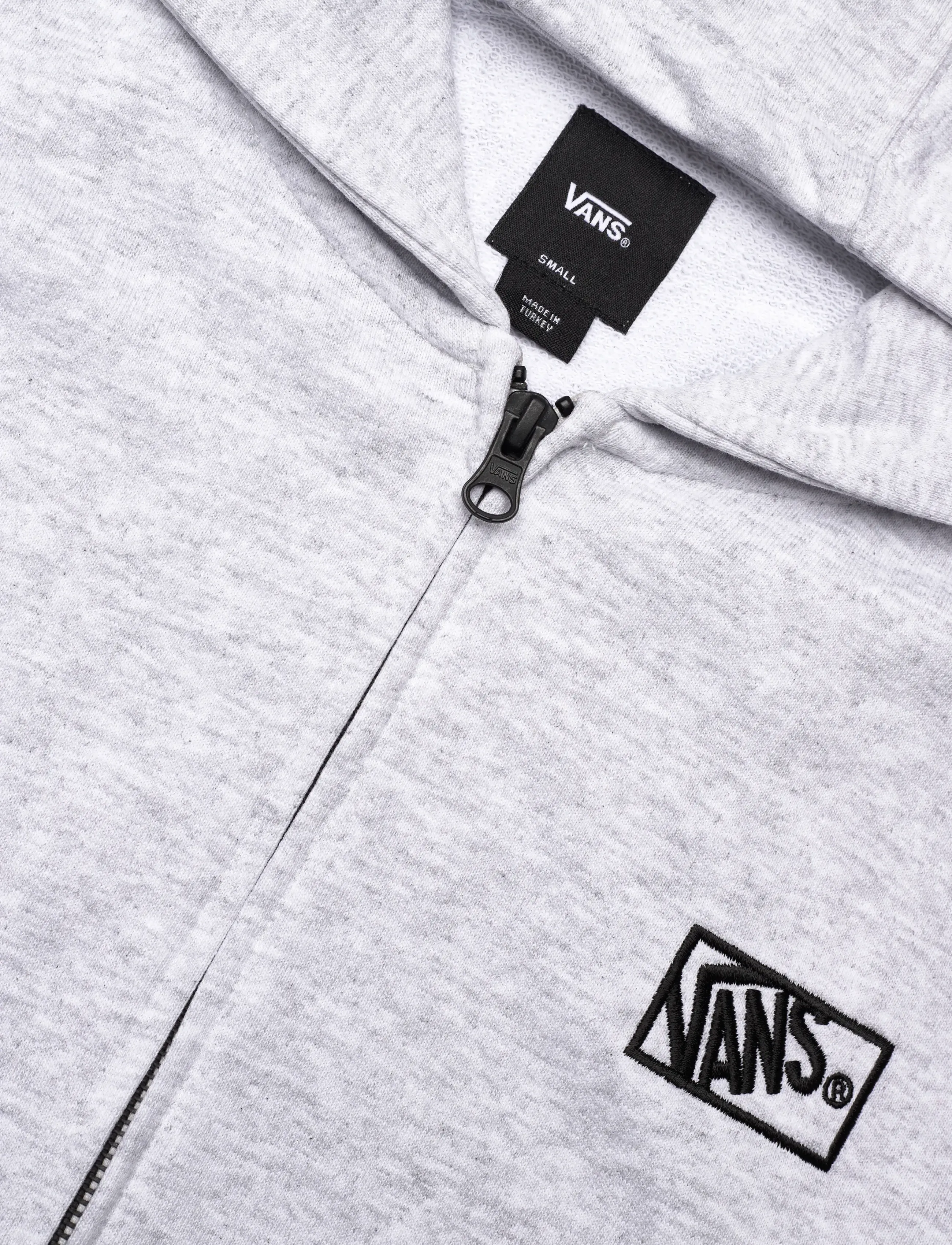 VANS - BY BLOCKED BOX FZ HOODIE - hættetrøjer - light grey heather - 2