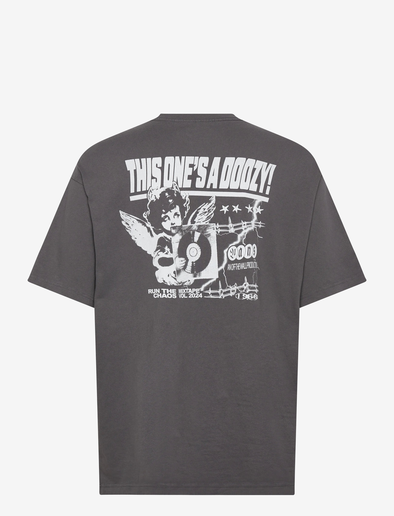 VANS - EARTHBOUND LOOSE FIT SS TEE - palaidinės ir marškinėliai - asphalt - 1