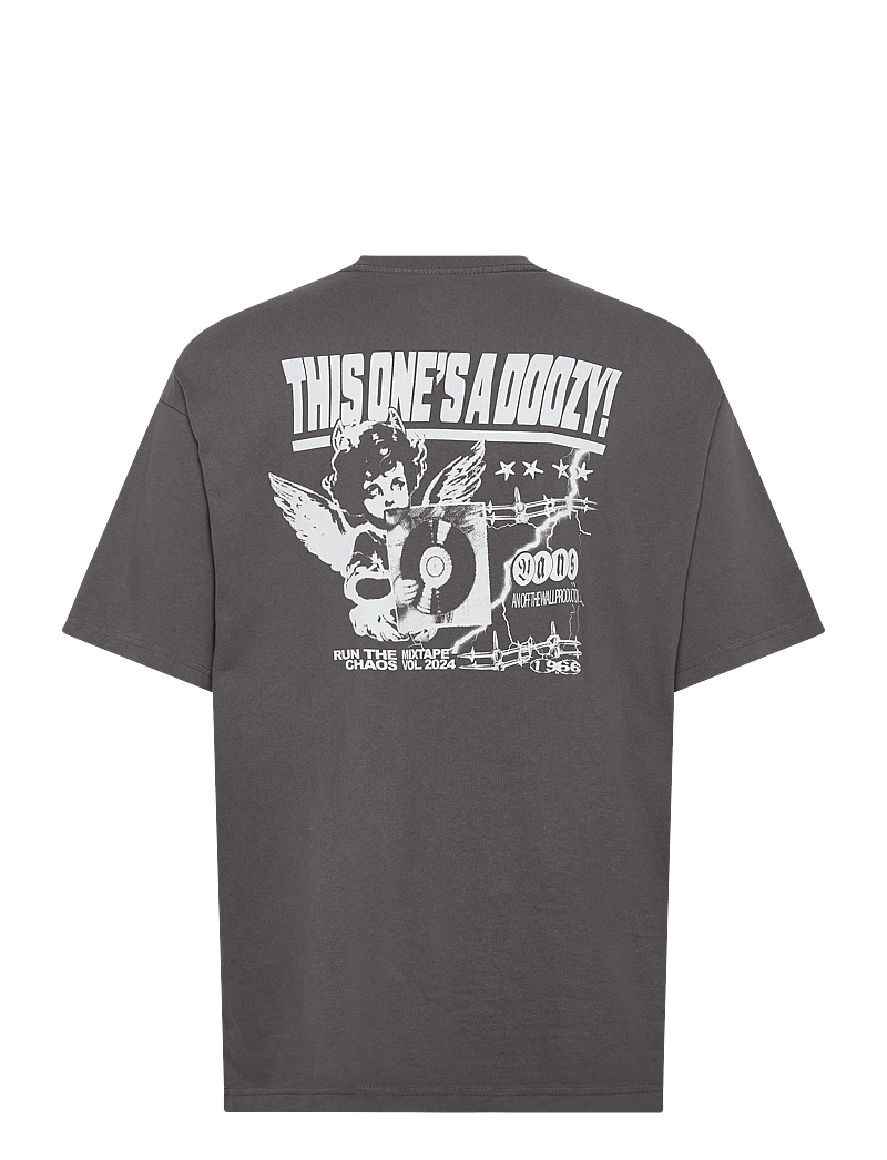 VANS - EARTHBOUND LOOSE FIT SS TEE - palaidinės ir marškinėliai - asphalt - 1